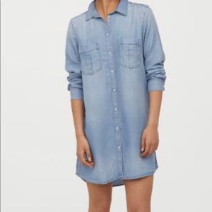 Long, straight-cut shirt H&M size 36